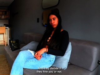 Tight Latina College Girl Rough First Time Casting