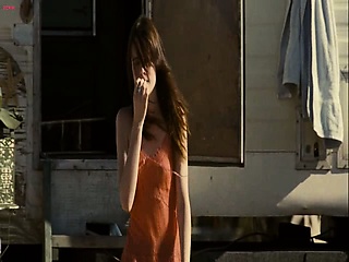 Kristen Stewart trying sizzling in a tank prime and white panties