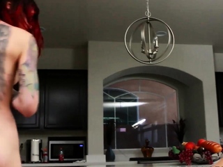 TRANSEROTICA Inked Petite TS Chelsea Marie Deepthroats Dick