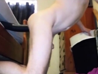 Extreme deep double-dildo