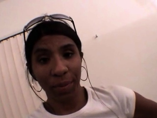 Skinny ebony fingered