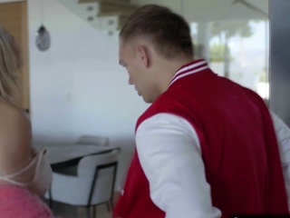 Large tits stepmom giving stepson suggestions then lets him fuck her