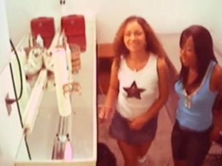 Horny lesbos licking