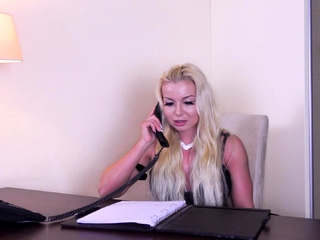 german teen secretary attempt first time escort job with anal