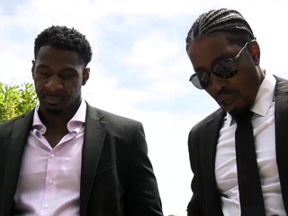 Blonde Milf Sophia West Sucks 2 BBCs