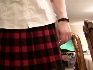 My new chrome steel chastity belt