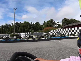 Thai teen girlfriend go karting and intercourse