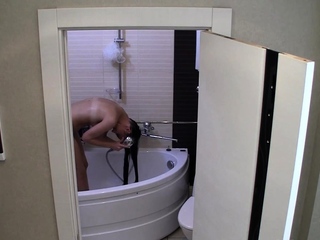 Naughty GF showering