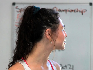 Teens BF thinks she fucking the coach