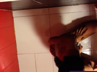 Wet Asian shemale slut gave a blowjob