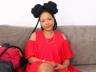 AFRICAN CASTING   Black City Girl Sucking