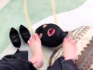 Chinese girl foot worship