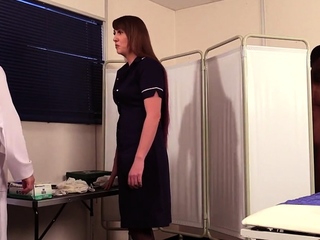 CFNM IR nurses suck black cock in FFM