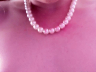 Solo shemale amateur with big tits masturbating