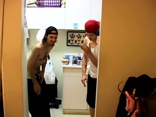 Ian Madrox and Dustin Kilimin pee and masturbate