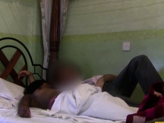 Hot morning sex with African wet teen