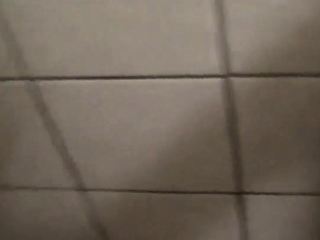 Self-filmed public toilet sex with a blonde