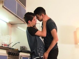 Skinny latino twinks try first time anal fuck