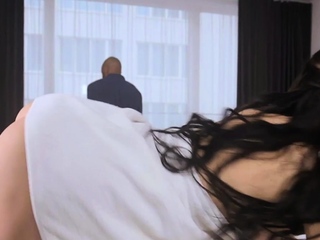 IR analgaping babe fucked on massage