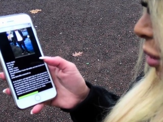 Sex meetings via internet app with trained woman