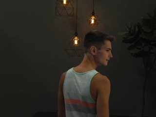 Muscular hairy gay anal fucks twink first time on camera