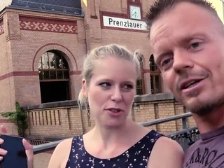 Outdoor public German amateur fucked