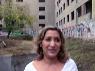 Public fucked slut enjoys POV sex