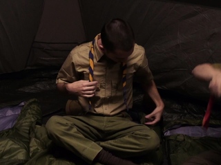 Scoutmaster barebacks virgin Scouts