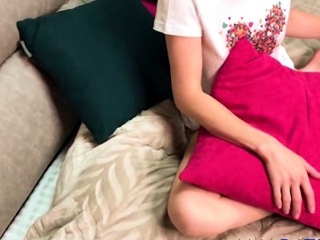 Step-Sister Caught Masturbating – A Russian POV Blowjob