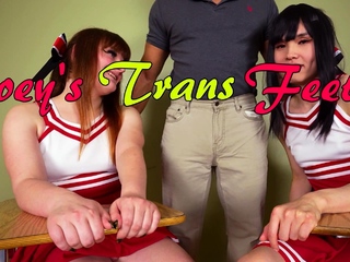 JOEYSTRANSFEETGIRLS   Cheerleaders In Detention