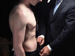 Naive masonic newbie obeying with anal