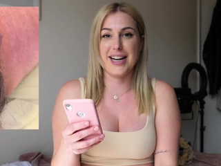 Smallcock guy mocked by curvy domina