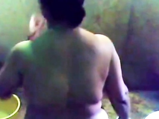 busty stepmom spied in bath house (Sri Lanka)