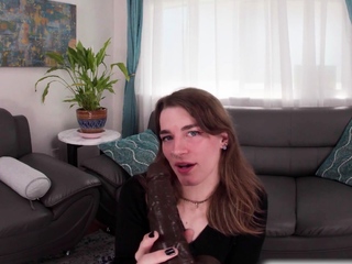 TRANSVR   Kawaii Fiona Vs The Big Black Dildo
