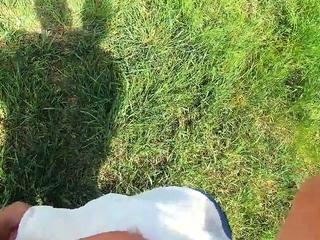 MILF public fucked outdoor for spycam