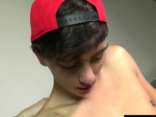 POV Slim boy in cap shows big dick by EastBoys