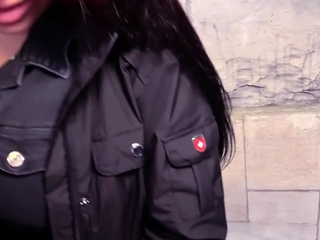 German sex date fucked in public outdoor