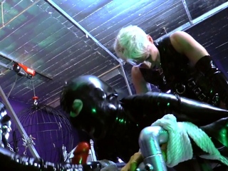 Blonde and Brunette Lesbians Share a Vibrator