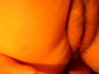 Anal Sex with a Hairy Pussy Girl