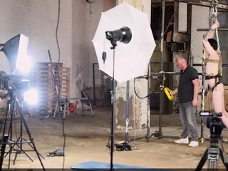 Submissive Jesse Evans cums after a blowjob from Master Kane