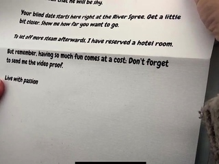 German curvy mature lady sucks in public