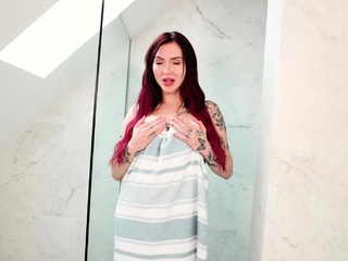 Eva Ray Dildo Play After A Warm Bath