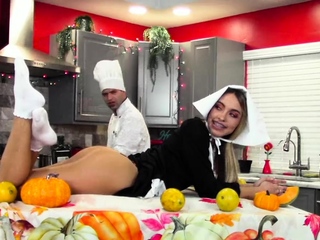 Khloe Kapri deepthroat and ass fucking