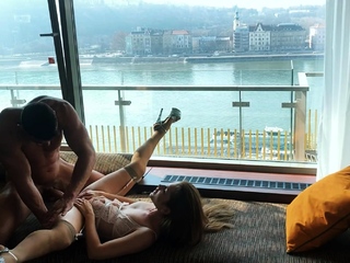 Incredible fuck in one of the hotel rooms