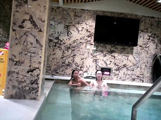 bathroom and beautiful asian girls