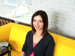 Brunette Teen Gets Fucked At Casting