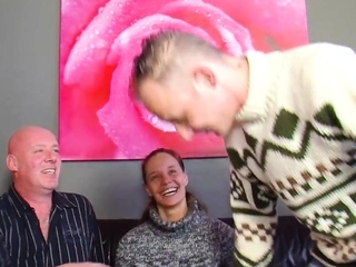 Wife seduces her husband into an MMF threesome