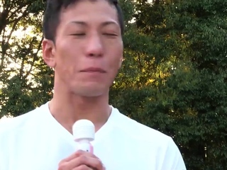 Asian biotch Sara Saijo group-fucked outdoors by insatiable