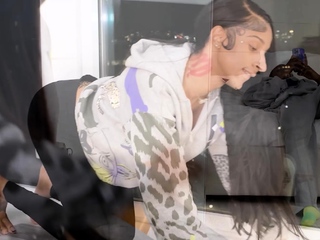 BLACK TGIRLS   Battle of the Big Cocks