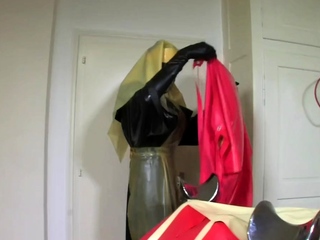 Amateur fetish BDSM action with redhead